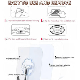 DDMY easy-install hooks simplify sticking without tools