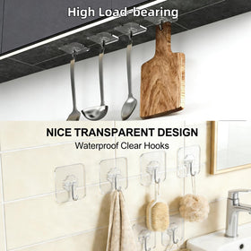 DDMY waterproof adhesive hooks for damp spaces like showers and towels.