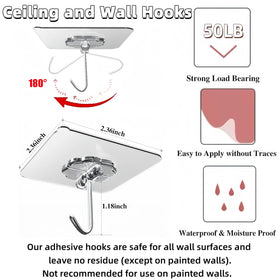 DDMY waterproof, rustproof hooks resist moisture in any space