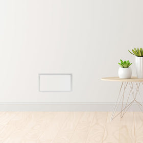 DDPow white 6x10 inch vent cover complements most interiors.