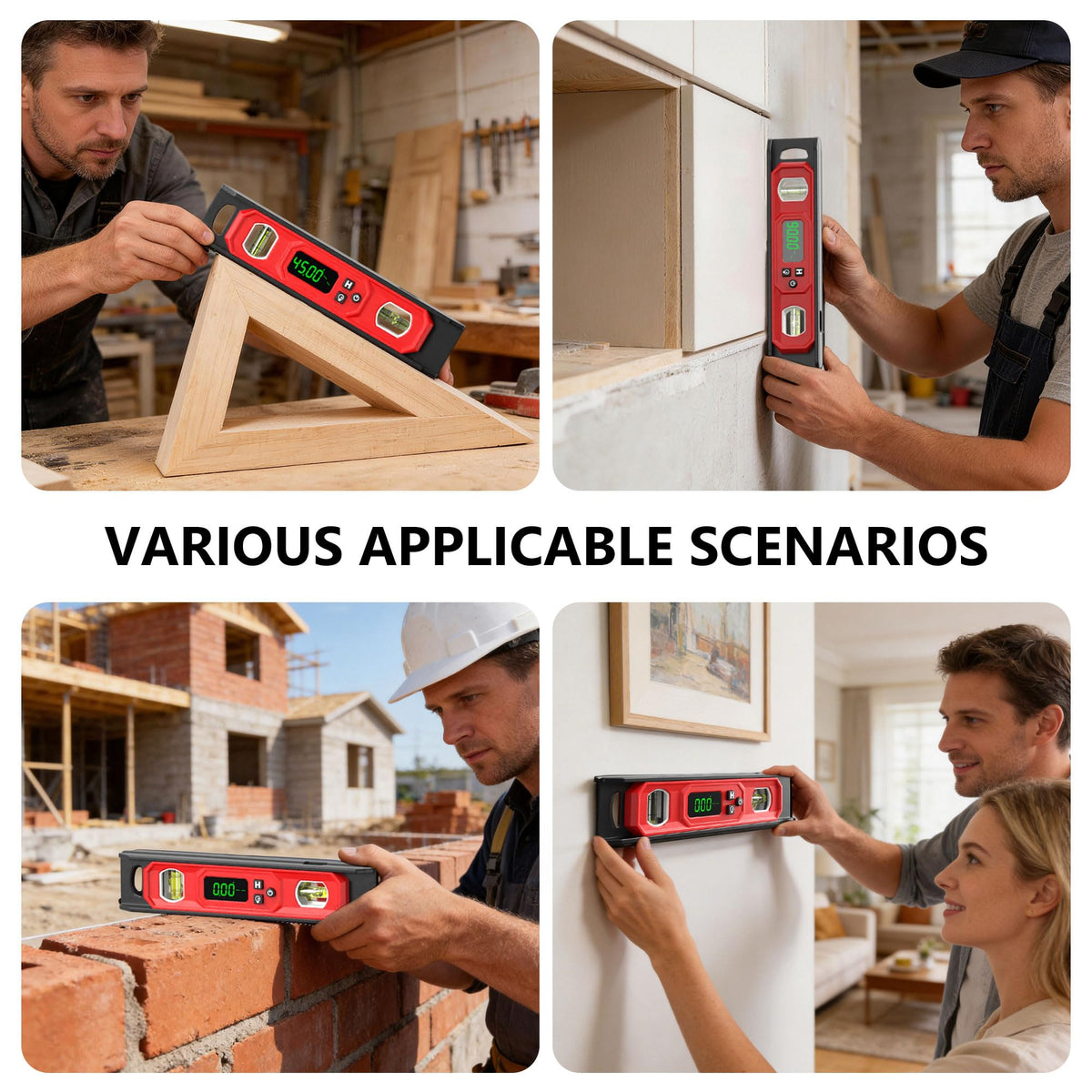 Compact, sturdy aluminum body for portable, one-handed operation.