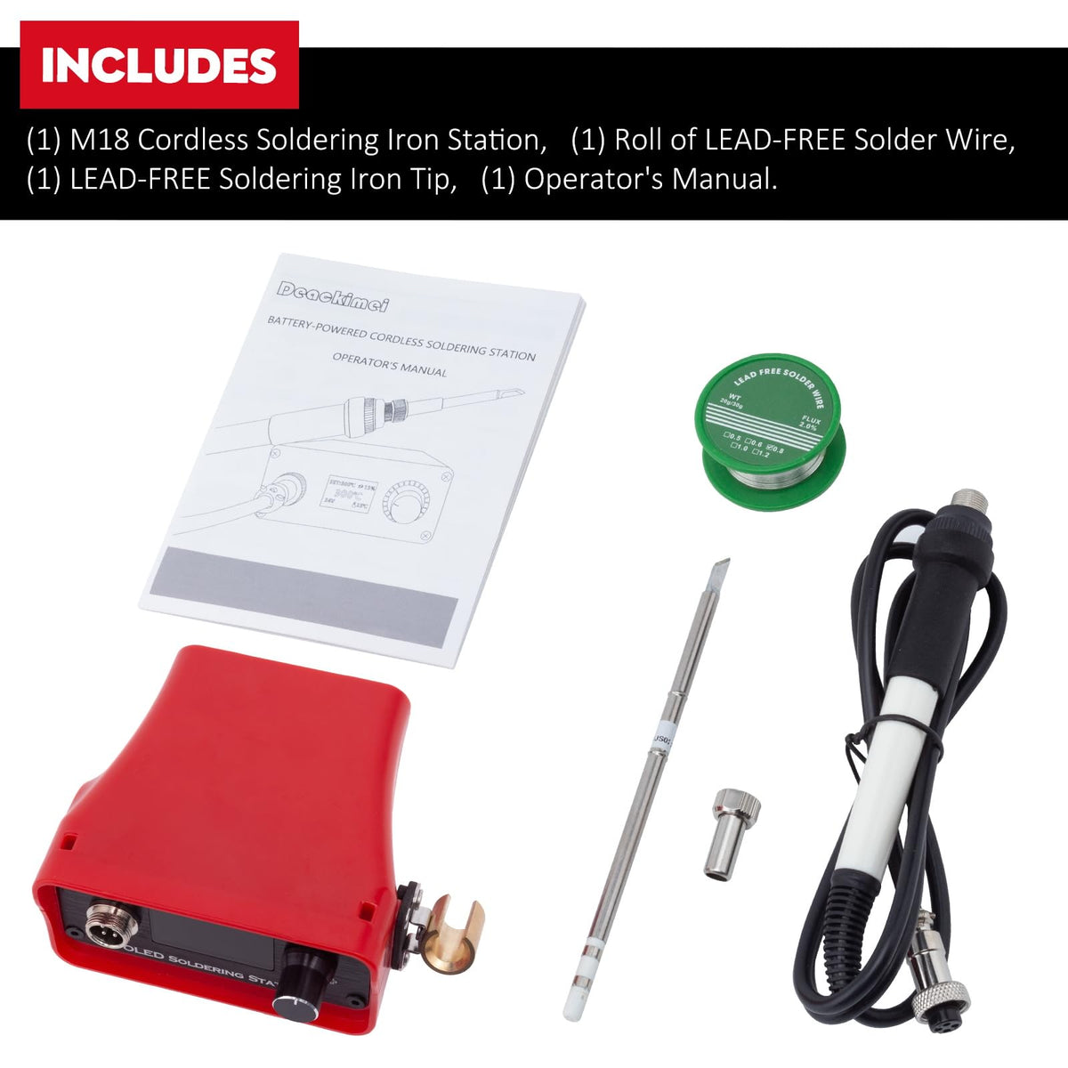 Deackimei lead-free solder wire supports clean joints