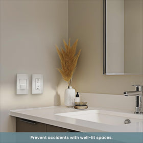 Deako auto on/off function demonstrates hands-free convenience in daily routines.