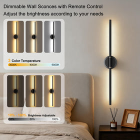 DEALGADGETS dimmable wall lamp with remote control