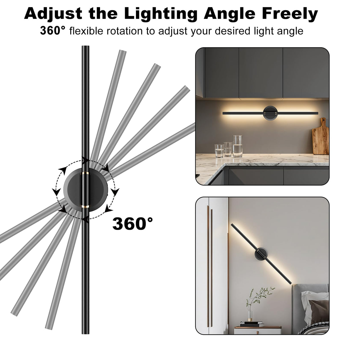 DEALGADGETS wall sconce remembers last settings