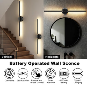 DEALGADGETS wall light with USB-C charging port