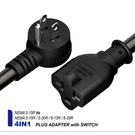 DEALTUS four-in-one T-Blade socket offers broad NEMA compatibility.