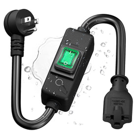 DEALTUS heavy-duty SJTW 1.5ft outdoor extension cord ready for rugged use.
