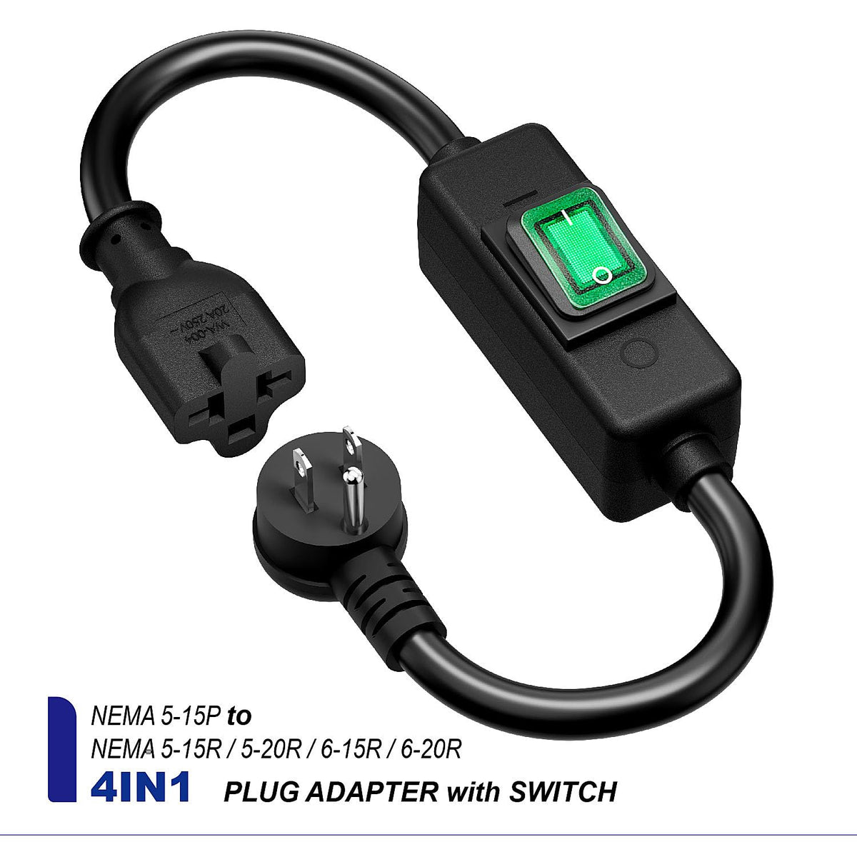 DEALTUS IP57 waterproof outdoor extension cord supports moisture-prone setups.