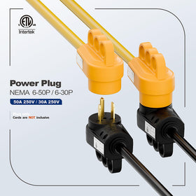 DEALTUS plug wiring view showing compatibility with 10 AWG and 8 AWG cables