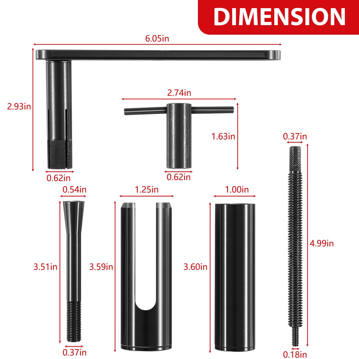 DearChan 999150 heavy-duty steel construction for durable cartridge pulls