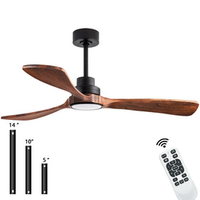 dearnow indoor-outdoor compatible ceiling fan for porch or pavilion