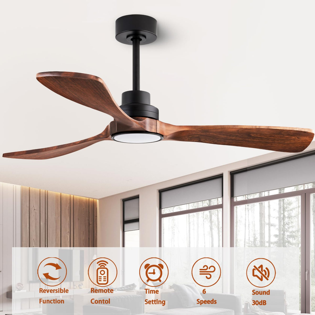 dearnow remote control with six speeds enables flexible airflow