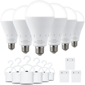 DEBAOBULB emergency light bulb in socket provides reliable lighting during outages