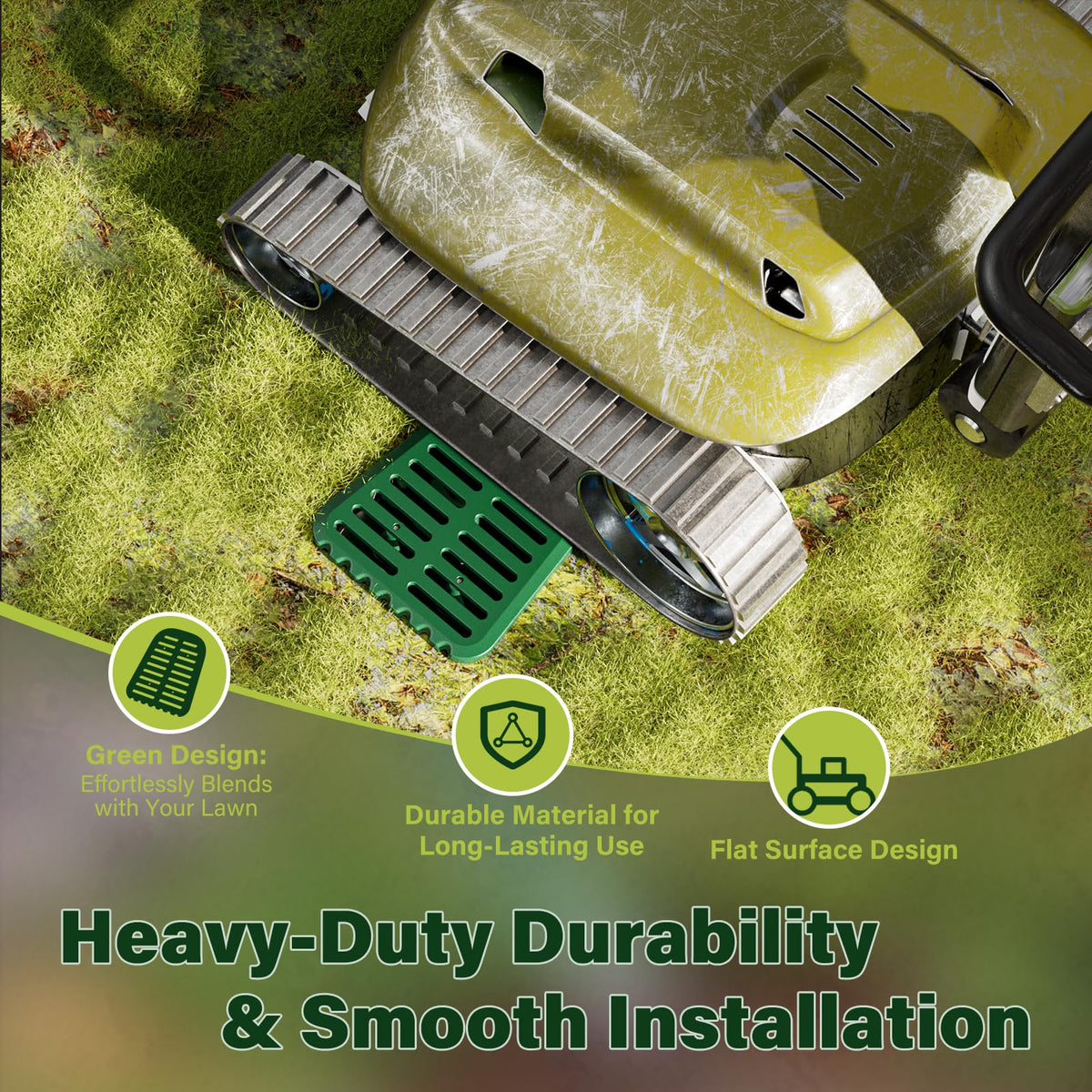 Debialo anti-clog design blocks leaves and debris.
