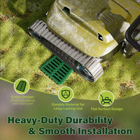 Debialo anti-clog design blocks leaves and debris.