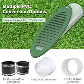 Debialo compatible 4-inch connections support flexible drainage configurations.