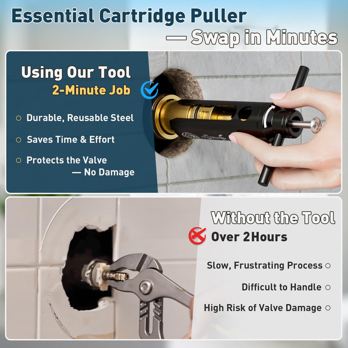 Debialo DIY repair solution enables homeowners to replace cartridges themselves.