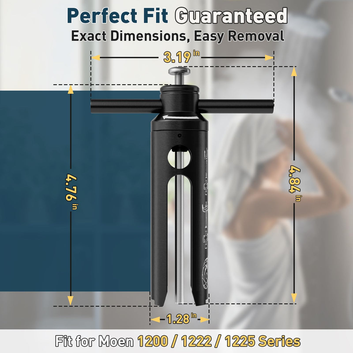 Debialo precision-base alignment protects the valve while extracting the cartridge.