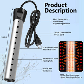 Debraltanner quick-heat feature boosts efficiency for five gallons