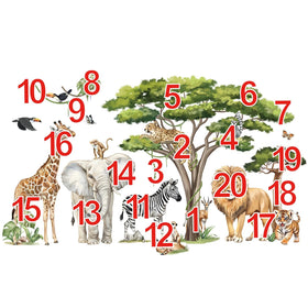 decalmile four sheets layout enables flexible DIY wall art