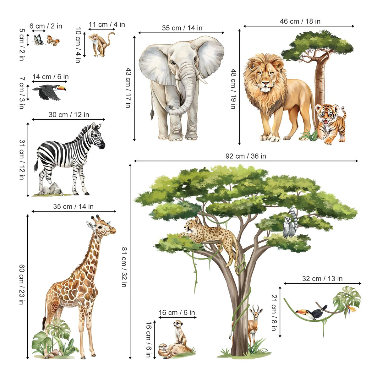 decalmile nursery safari decor sparks curiosity and whimsical storytelling