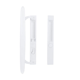 DECEBALUS installation steps guide in white, showing simple fastener setup