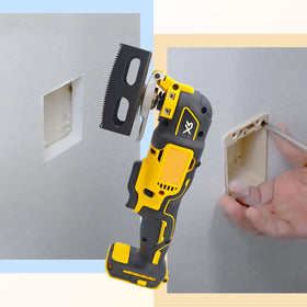 Deceptia low-vibration embedded cutting minimizes vibration and debris.