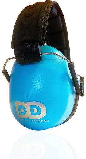 DECIBEL DEFENSE ear muffs provide 37 dB NRR protection.