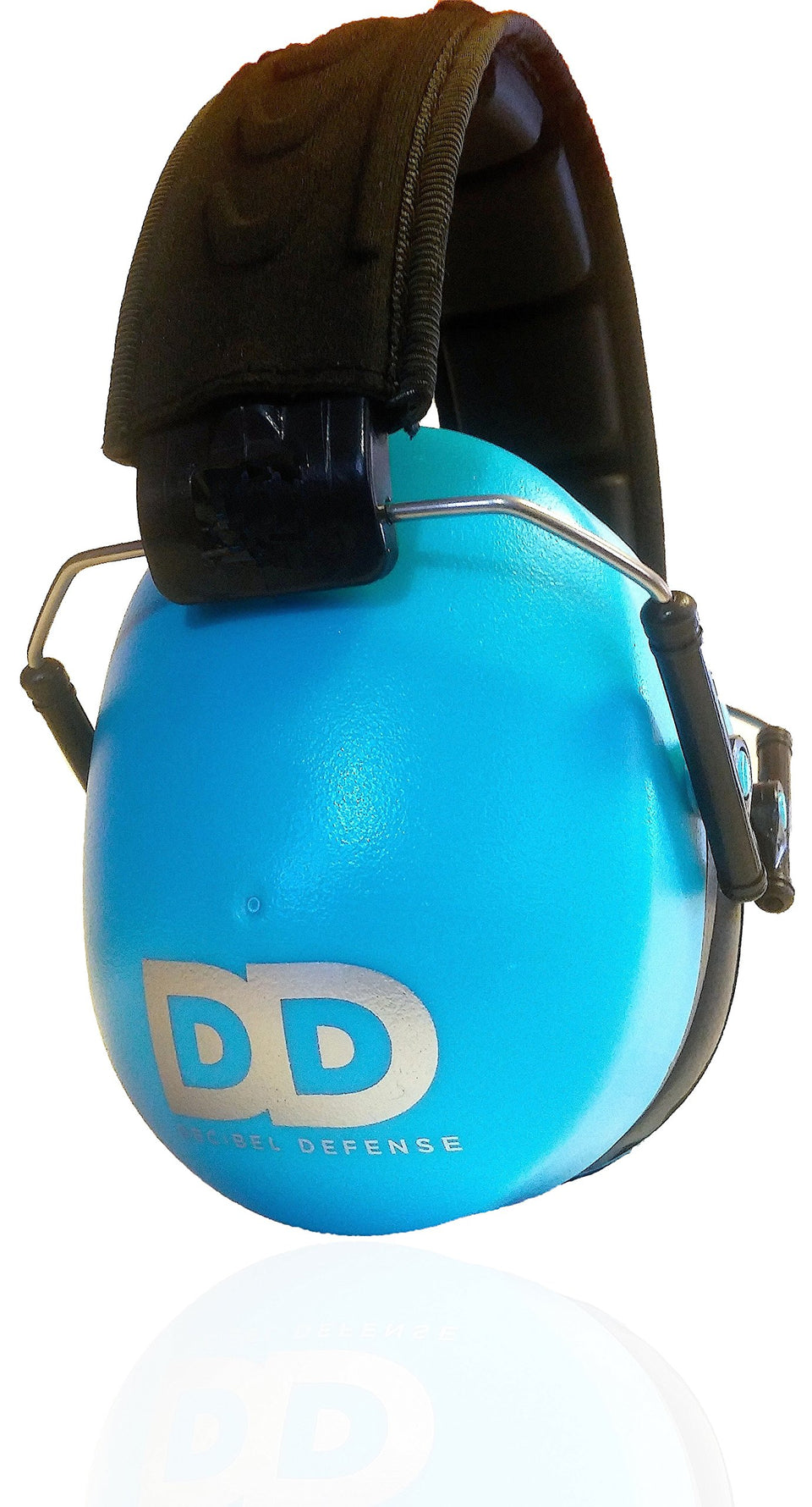 DECIBEL DEFENSE ear muffs provide 37 dB NRR protection.