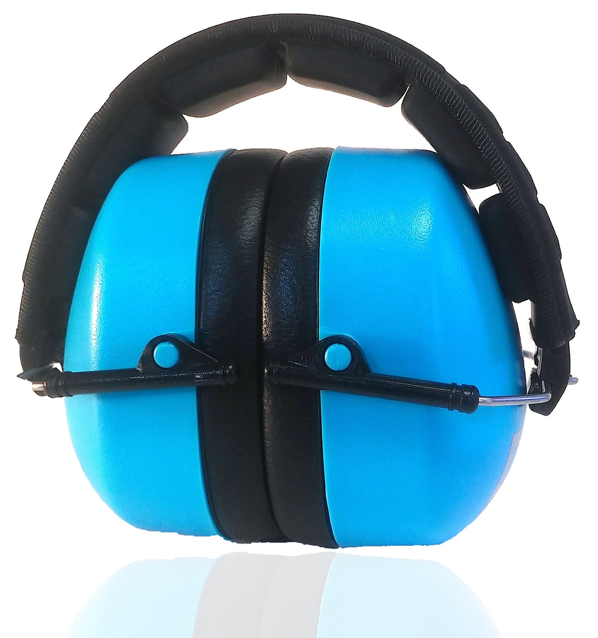 DECIBEL DEFENSE ear muffs fit adults and kids.