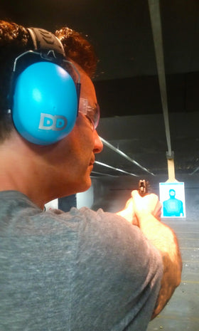 ANSI S3.19 CE EN 352-1 certified DECIBEL DEFENSE ear muffs.