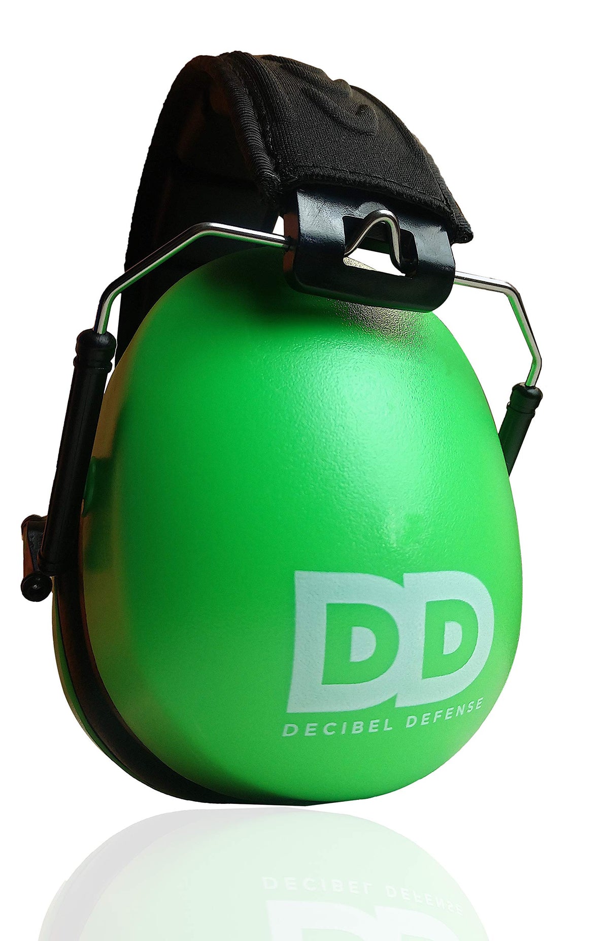 DECIBEL DEFENSE pro ear muffs foldable compact design for easy storage and travel.