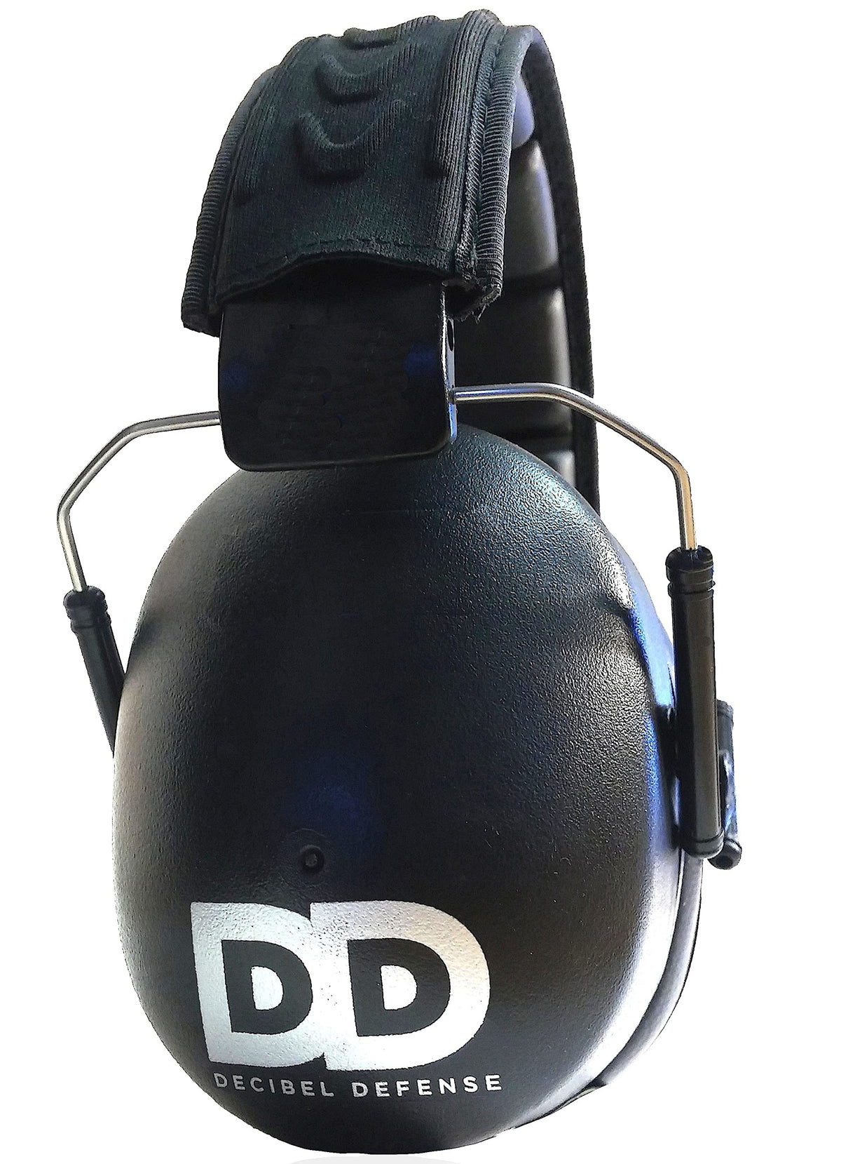 DECIBEL DEFENSE Pro Ear Muffs overview highlight high NRR and comfort.