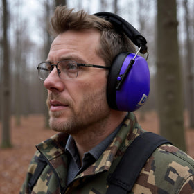 DECIBEL DEFENSE ear muffs with ANSI CE certifications ensuring safety