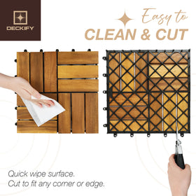 DECKIFY patio setup tile demonstrates quick, modular outdoor installation