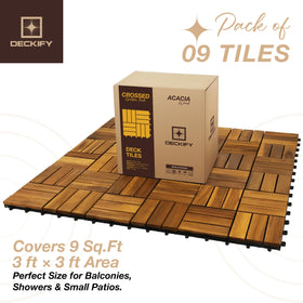 DECKIFY waterproof base tile ideal for all-weather outdoor space