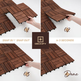 DECKIFY dark-brown-oil-finish preserves color under sun and rain.