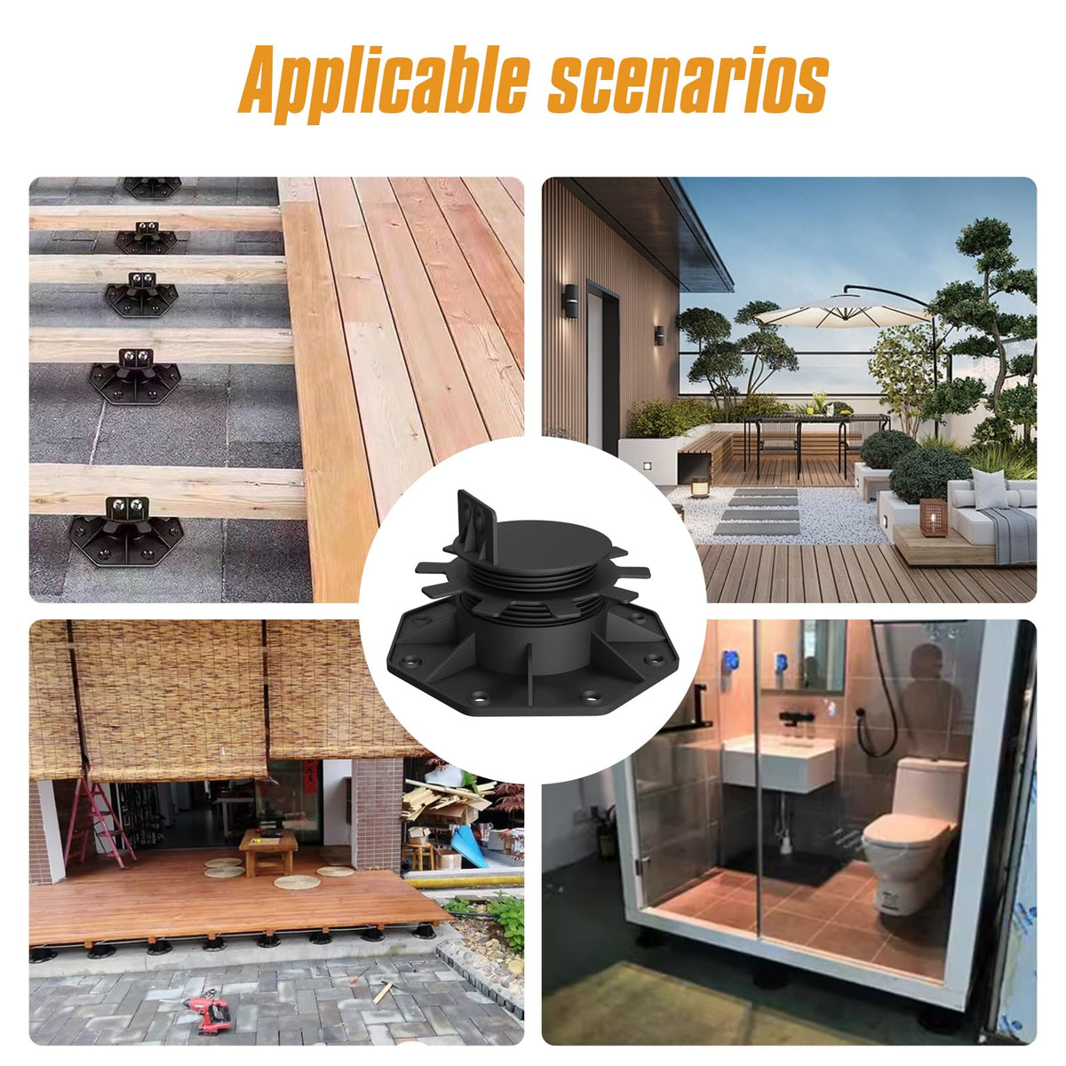 Deckit complete kit with screws and bit supports fast assembly