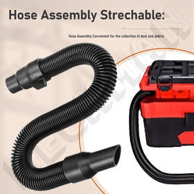 DECKMAN vacuum hose assembly provides precise replacement fit for compatible packs.