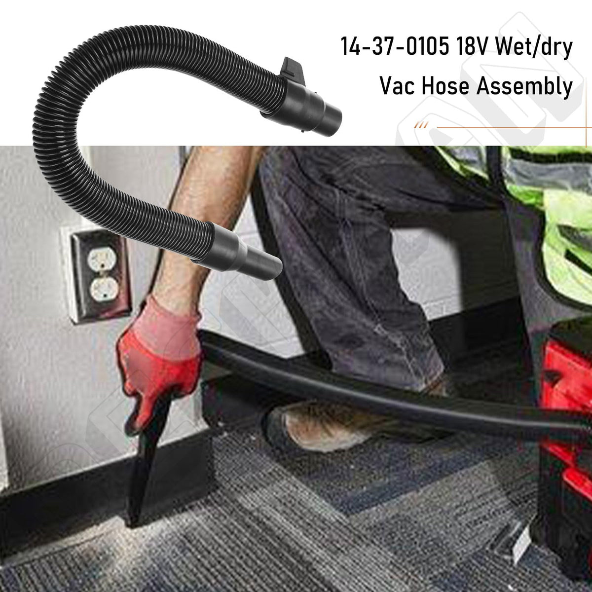 DECKMAN corrosion- and heat-resistant hose stands up to workshop demands.