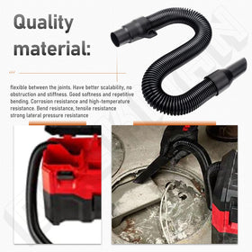 DECKMAN internal-storage hose helps keep the main unit organized during cleaning.
