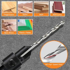 DECKRKAT adjustable-depth pilot bits help control drilling depth.