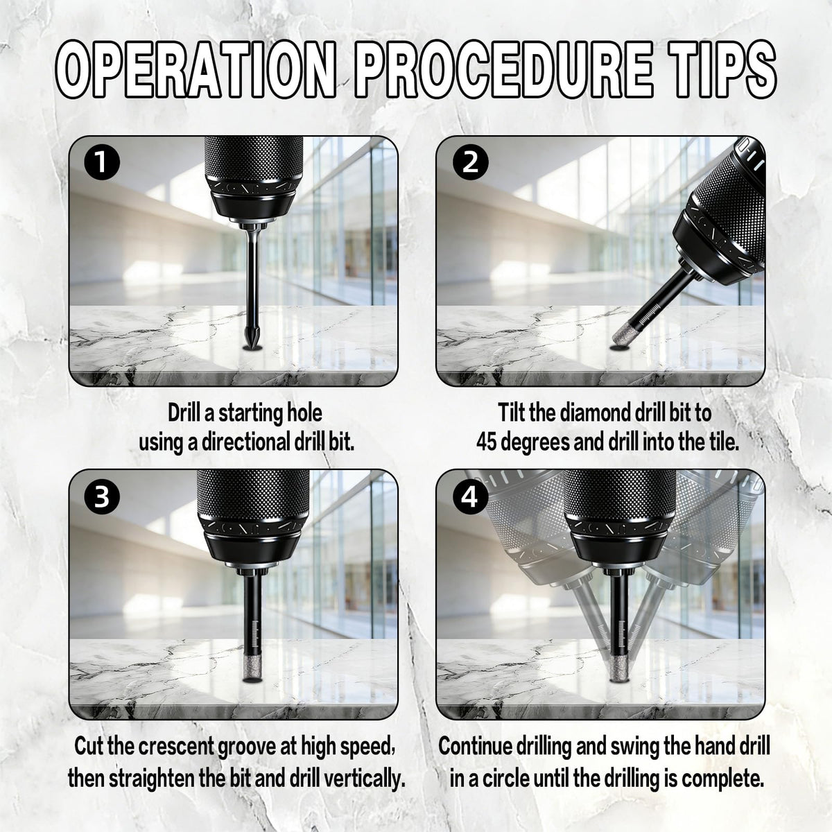 DECKRKAT round shank compatibility fits most drills and grinders.