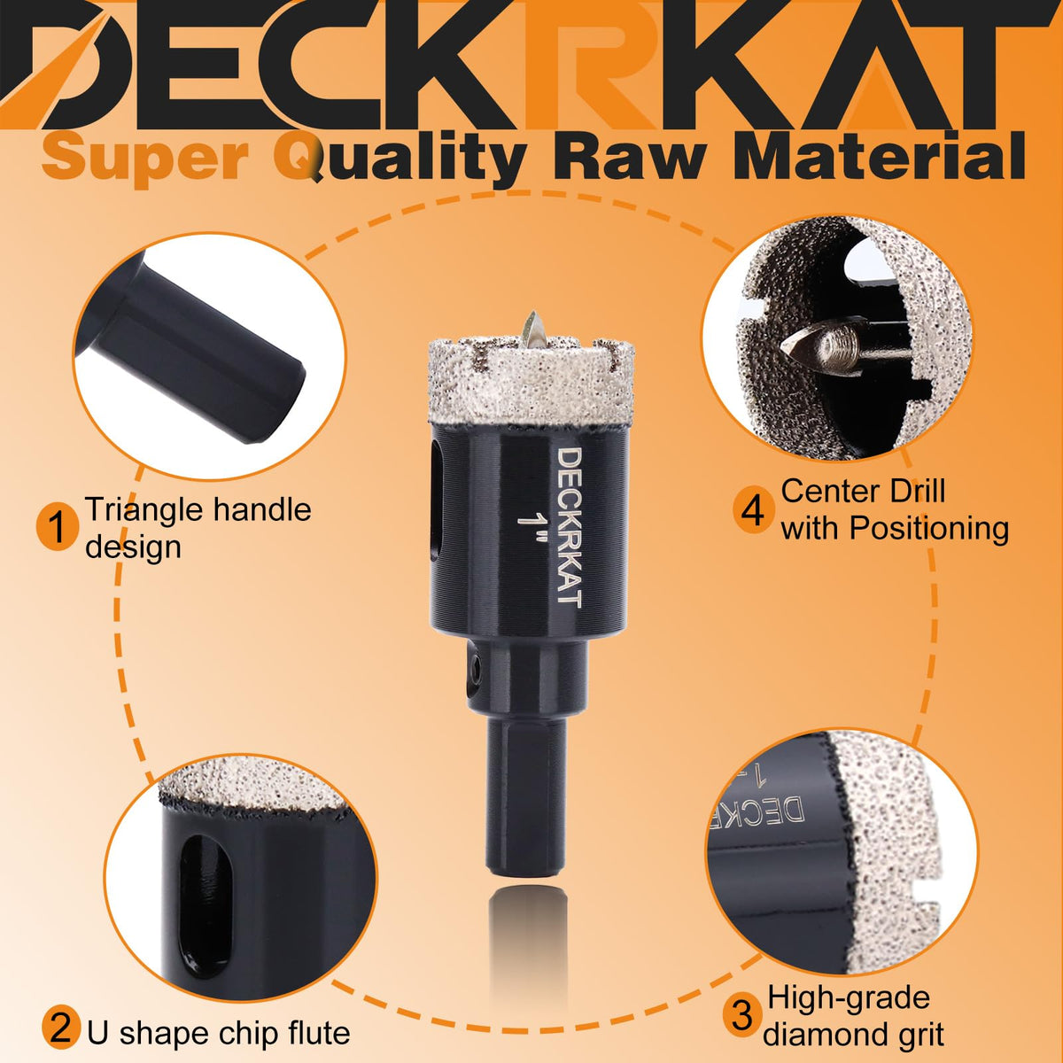 DECKRKAT wet-dry core design cools during use for longevity.