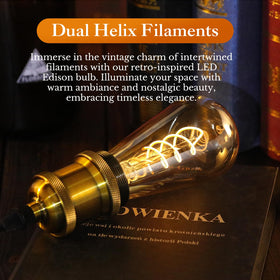 Decoaui ST64 bulb with 300 lumens delivers steady, flicker-free illumination.