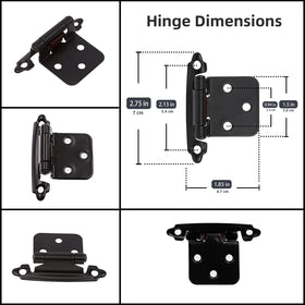 DecoBasics 50 pack hinges for large cabinet projects ready to install