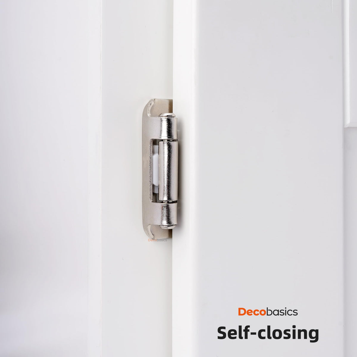 DecoBasics face-frame hinges installation with included screws