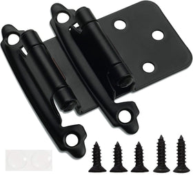 DecoBasics half-inch overlay hinges pack for seamless cabinet upgrades