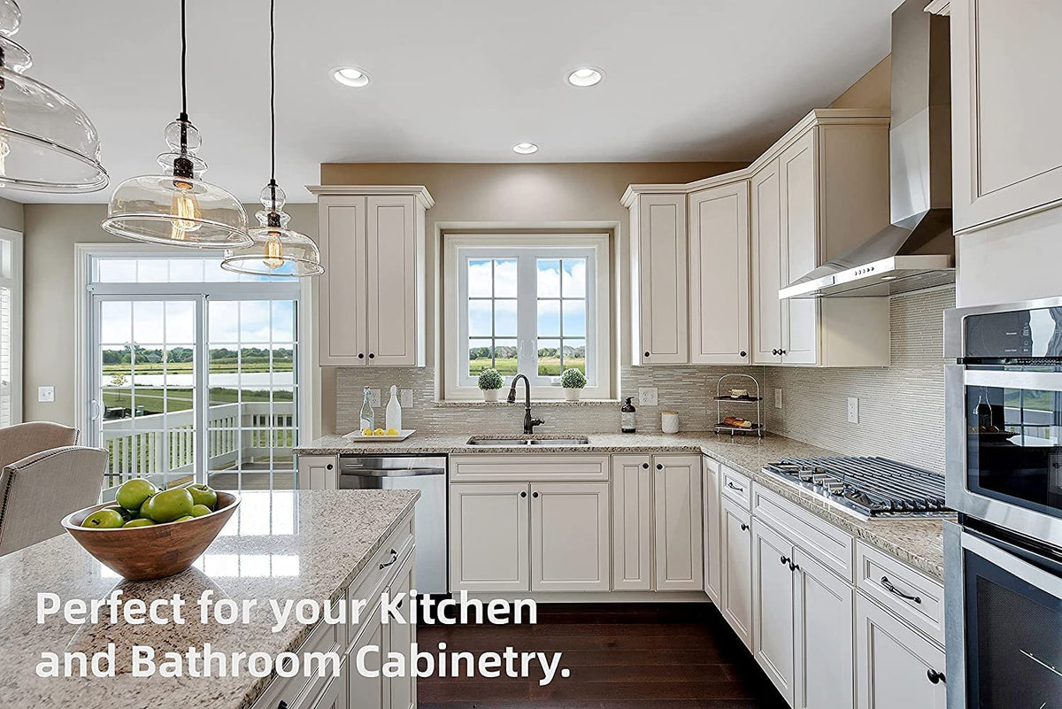 DecoBasics heavy-duty steel construction ensures durable cabinet hardware